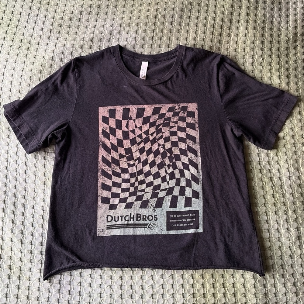 Dutch Bros trippy graphic tee